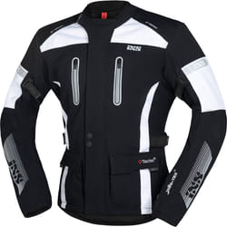 IXS Tour Pacora-ST Giacca tessile motociclistica, nero-bianco, dimensione L per uomo