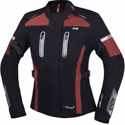 IXS Tour Pacora-ST Giacca tessile da donna, nero-rosso, dimensione 3XL per donne