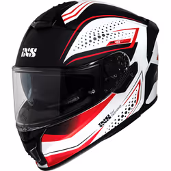 IXS iXS422 FG 2.2 Casco, bianco-rosso, dimensione XS per uomo