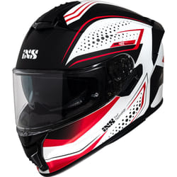 IXS iXS422 FG 2.2 Casco, bianco-rosso, dimensione XS per uomo