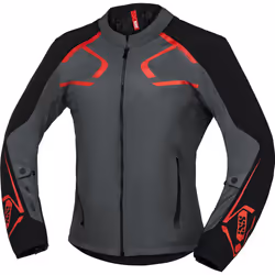 IXS Moto Dynamic Giacca tessile moto, grigio-rosso, dimensione XL per uomo