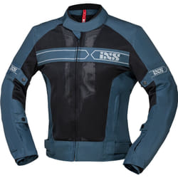 IXS Evo-Air Giacca tessile moto, nero-blu, dimensione S per uomo
