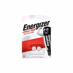 Energizer, modello 083088. Blister di 2 batterie Energizer, per calcolatrici e foto 189 LR54 .