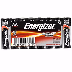 Energizer Alkaline Power, Batteria monouso, Stilo AA, Alcalino, 1,5 V, 8 pz, Nero, Rosso, Argento