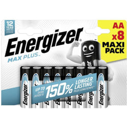 Energizer - Max Plus Batteria Stilo (aa) Alcalina/manganese 1.5 v 8 pz.