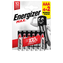 Energizer Max Power LR03 Confezione batterie Aaa x 6 u