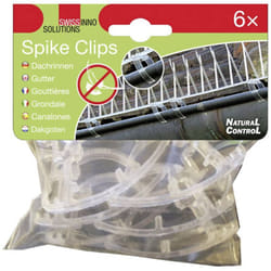 Swissinno - 1 238 001K Spike-Clips Clip di fissaggio Adatto per (repellente per animali) Spuntoni anti piccioni