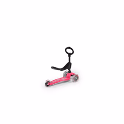 Micro MMD009 Bambini Kickbike Nero, Rosa