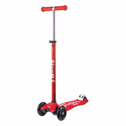 Monopattino 3 ruote Telescopico Max 70Kg Micro Maxi Deluxe Rosso - Vista aggiuntiva 2
