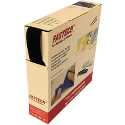 Fastech - B25-OMNI-999910 Nastro a strappo da cucire, per raggruppare Lato morbido e lato rigido (l x l) 10 m x 25 mm Ne