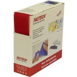 Fastech - B50-STD-L-133910 Nastro a strappo da cucire Parte morbida (l x l) 10 m x 50 mm Rosso 10 m