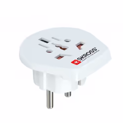 Skross SKR1500211, Tipo F, Universale, 220-240 V, 16 A, Bianco, 3680 W