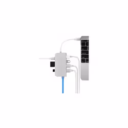 LMP 14368 replicatore di porte e docking station per laptop USB 3.2 Gen 1 (3.1 Gen 1) Type-C Argento, Bianco