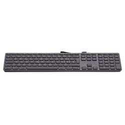 LMP KB-1243 tastiera Universale USB Tedesco Grigio