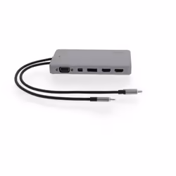 LMP Display Dock 2 Cablato USB 3.2 Gen 1 (3.1 Gen 1) Type-C Grigio