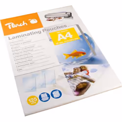 Peach PPR525-02, Trasparente, A4, 25 pz