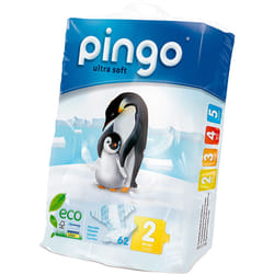 Pingo PI_0202 pannolino usa e getta Bambino/Bambina 2 62 pz