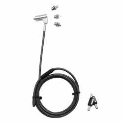 DICOTA D31699, 2 m, Plastica, Acciaio, Nero