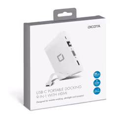 DICOTA D31729 replicatore di porte e docking station per laptop Bianco - Vista aggiuntiva 4