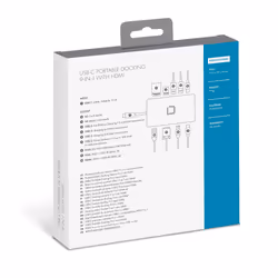 DICOTA D31729 replicatore di porte e docking station per laptop Bianco - Vista aggiuntiva 5