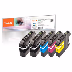 Peach PI500-135, Nero, Ciano, Magenta, Giallo, 15 ml, 7,6 ml, 725 pagine, Confezione multipla