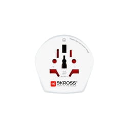 Skross 1.500206-E adattatore per presa di corrente Tipo J (CH) Universale Bianco