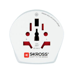 Skross 1.500213-E adattatore per presa di corrente Tipo F Bianco