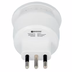 Skross 1.500213-E adattatore per presa di corrente Tipo F Bianco