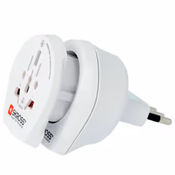 Skross 1.500213-E adattatore per presa di corrente Tipo F Bianco