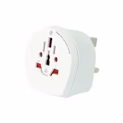 Skross 1.500225-E, Tipo D (UK), Universale, Bianco