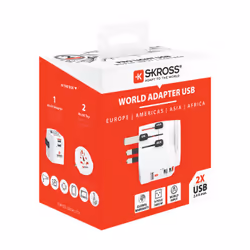 Skross PRO Light USB (2xA) - World Bianco - Vista aggiuntiva 5