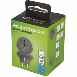 Max Hauri AG 165438 adattatore per presa di corrente Tipo C (Europlug) Universale Nero - Vista aggiuntiva 3
