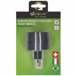 Max Hauri AG 165440 adattatore per presa di corrente Universale Tipo C (Europlug) Nero - Vista aggiuntiva 3