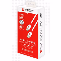 Skross SKCA0019C-C120CN cavo USB USB 2.0 1,2 m USB C Bianco - Vista aggiuntiva 2