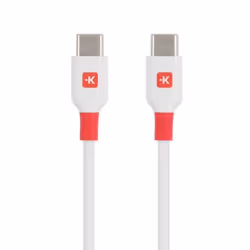 Skross SKCA0020C-C200CN, 2 m, USB C, USB C, USB 2.0, Bianco