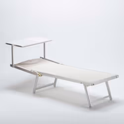 ProduceShop Lettino Mare Prendisole Professionale Sdraio Alluminio Spiaggia ITALIA