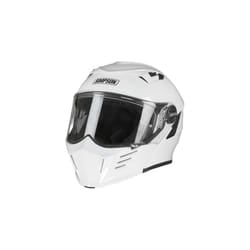 Simpson Darksome Solid 06 Casco, bianco, dimensione L per uomo