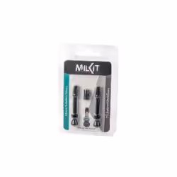 milKit CR4, Valvola tubeless, Pneumatico senza camera d'aria, Bicicletta di montagna, Nero, 45 mm, Blister