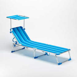 ProduceShop Lettino CALIFORNIA Strisce Blu