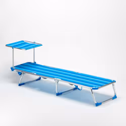 ProduceShop Lettino CALIFORNIA Strisce Blu