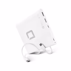 DICOTA D31893 Caricabatterie per dispositivi mobili Computer portatile, Smartphone, Tablet Bianco Ricarica rapida Interno