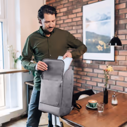 DICOTA Eco MOTION 13 - 15.6" 15.6" Zaino Grigio - Vista aggiuntiva 5
