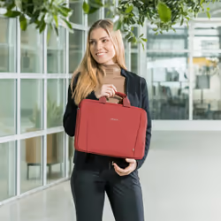 DICOTA Eco Slim Case BASE 14.1" Valigetta ventiquattrore Rosso - Vista aggiuntiva 5