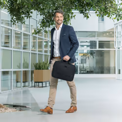 DICOTA Eco Top Traveller BASE 17.3" Borsa con caricamento dall'alto Nero - Vista aggiuntiva 5