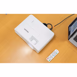 Philips ProPix 650 Proiettore a raggio standard 4000 ANSI lumen DLP WXGA (1280x800) Compatibilità 3D Bianco - Vista aggiuntiva 4