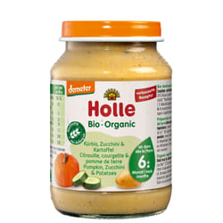 Holle 169504 Alimento a base di verdure per bambini Patata, Zucca, Zucchine
