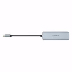 DICOTA D32061 hub di interfaccia USB tipo-C 10000 Mbit/s Argento - Vista aggiuntiva 4