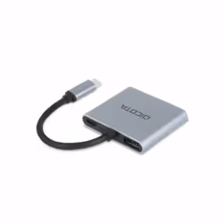 DICOTA D32063 docking station per dispositivo mobile Tablet/Smartphone/Laptop Argento - Vista aggiuntiva 2