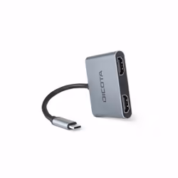 DICOTA D32063 docking station per dispositivo mobile Tablet/Smartphone/Laptop Argento - Vista aggiuntiva 3