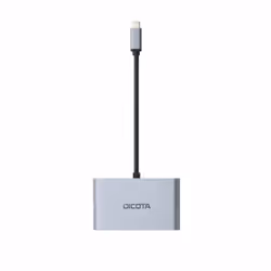 DICOTA D32064 docking station per dispositivo mobile Tablet/Smartphone/Laptop Argento - Vista aggiuntiva 4